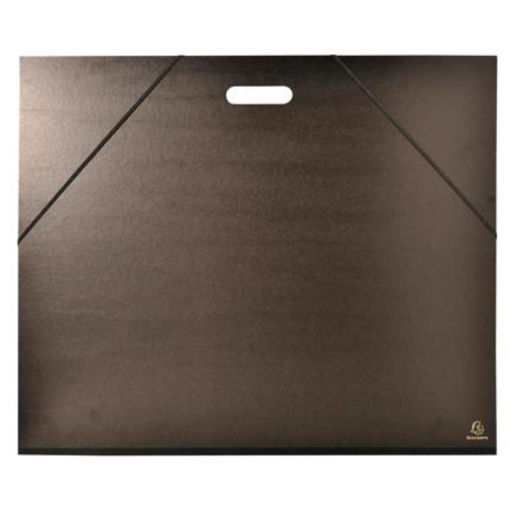 Picture of EXACOMPTA CARDBOARD ART CASE KRAFT BLACK 59X72CM